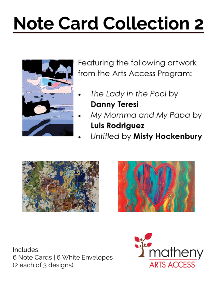 Note Card Collection 2 featuring paintings by artists Danny Teresi, Luis Rodriguez, and Misty Hockenbury.