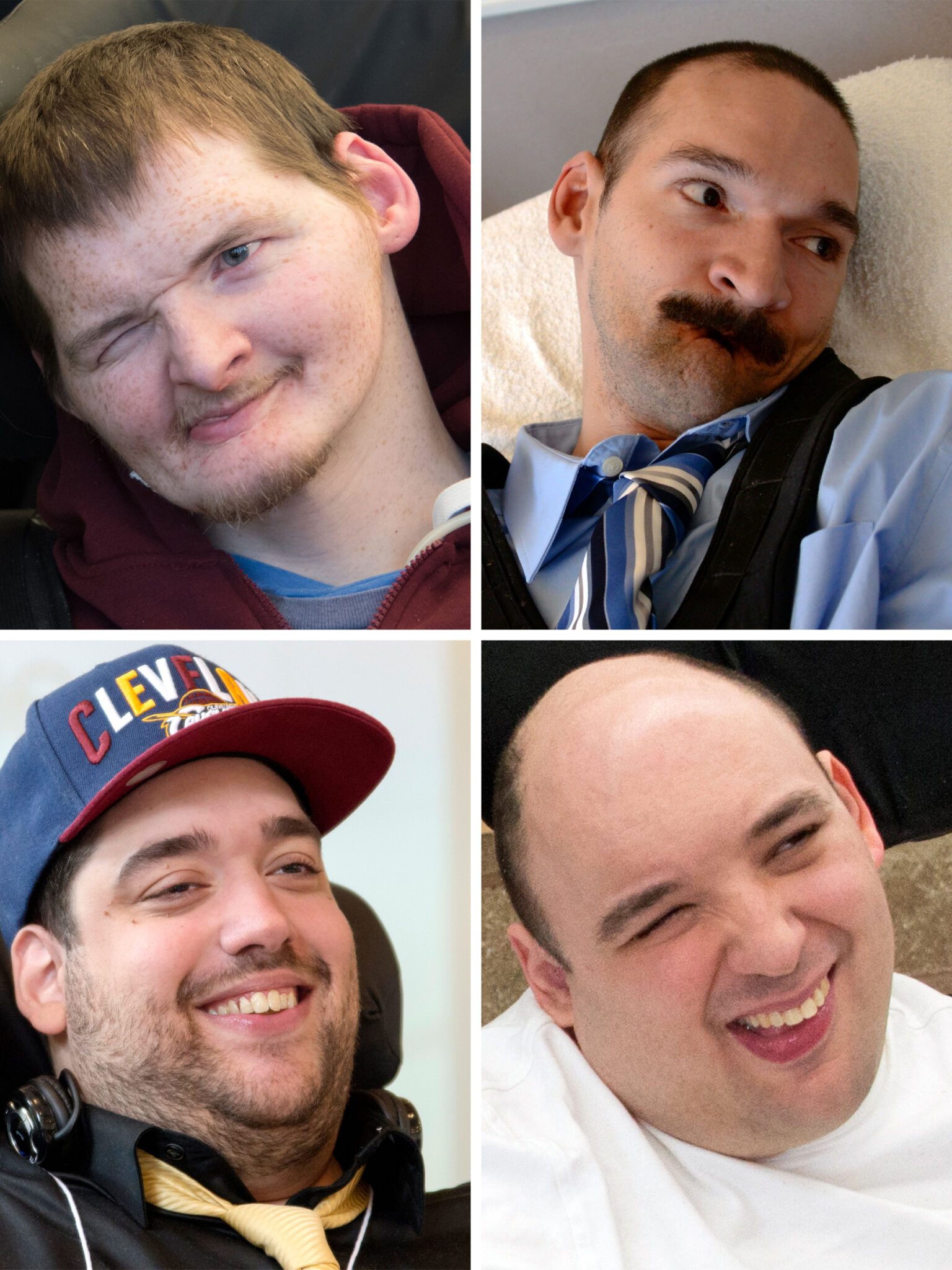 Head shots of artists Michael Cornely, Luis Rodriguez, Christopher Saglimbene, and Paul Santo.