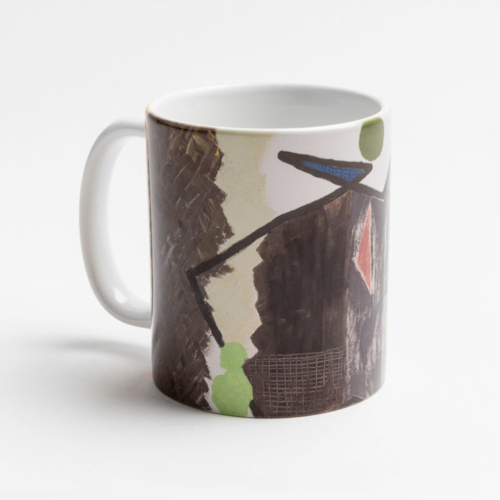 Mug based on "Untitled" painting by artist Kevin White.