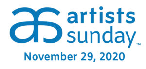 Artists Sunday logo with the date November 29, 2020 underneath