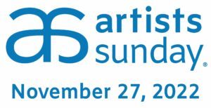 Artists Sunday logo with the date November 27, 2022