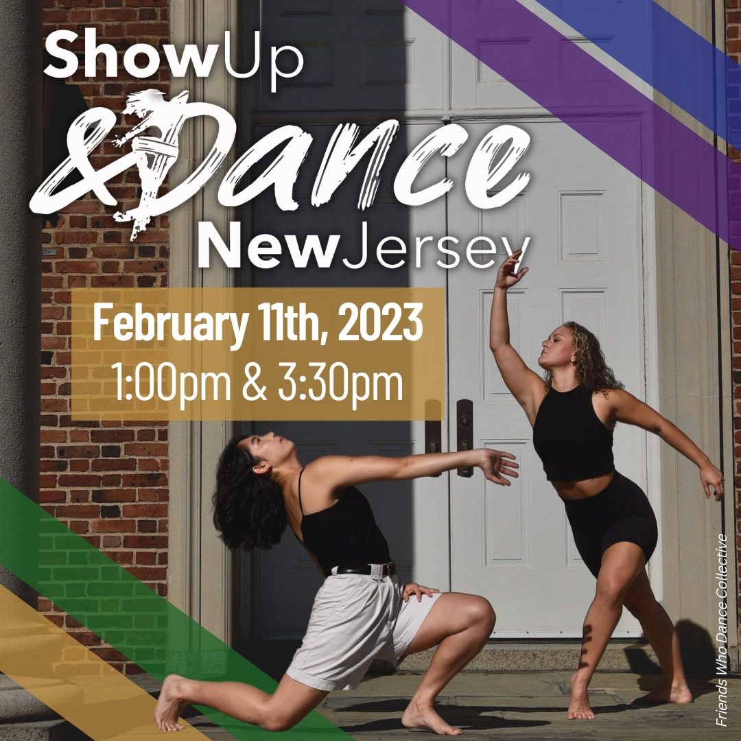 Show Up & Dance New Jersey 2023 showcase invitation.