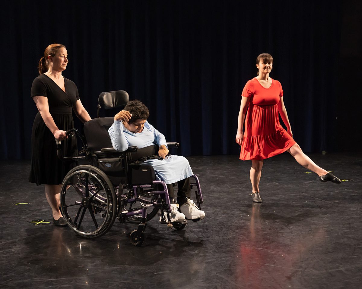 Choreographer Nancy Soto performing her original work during Dance Day 2023.