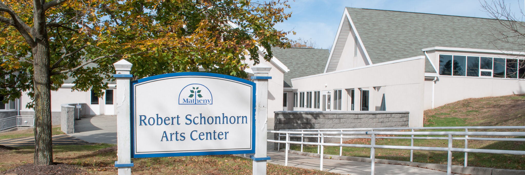 Robert Schonhorn Arts Center in the fall