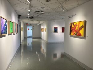 paintings on view at the Visual Arts Cener of NJ