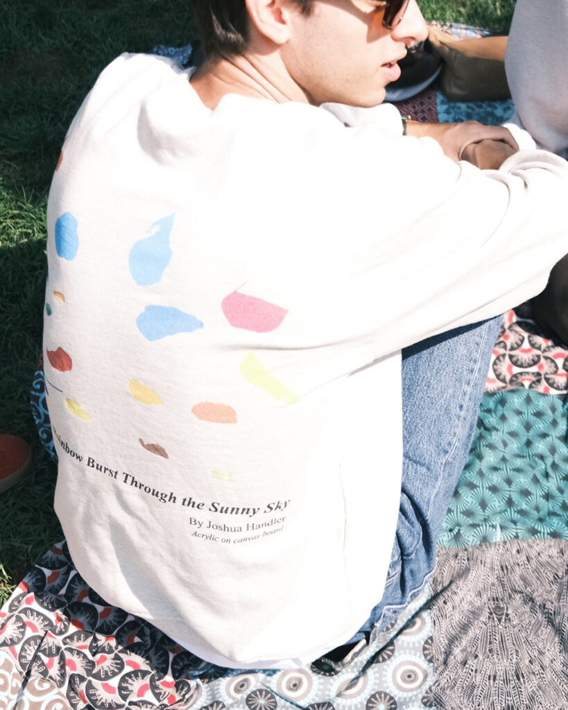 Sweatshirt by Stitch Ave New York, featuring artwork by Josh Handler