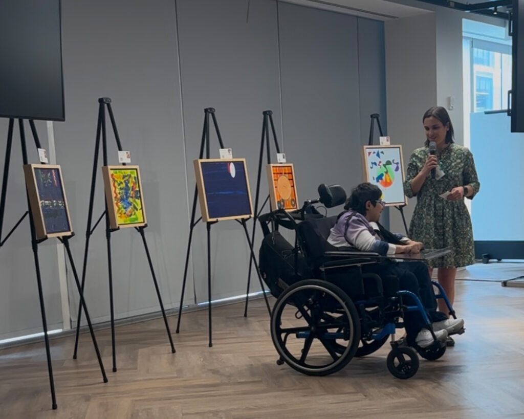 Nancy Soto at Pfizer HQ in 2025.