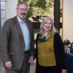 Guests attending the Sotheby's New York artists' reception.