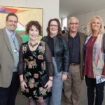 Arts Access Director with Matheny leaders in the Robert Schonhorn gallery during Full Circle 2019.